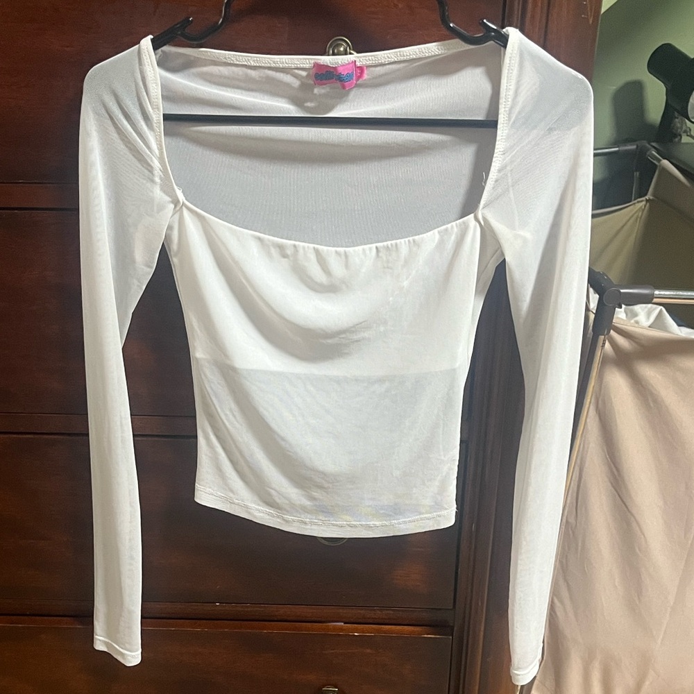 edikted white long sleeve